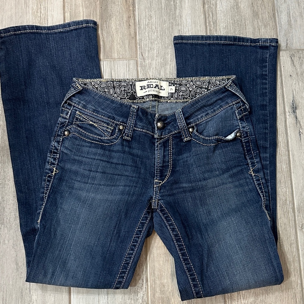 Ariat Women's Dark Blue Boot Cut Jeans